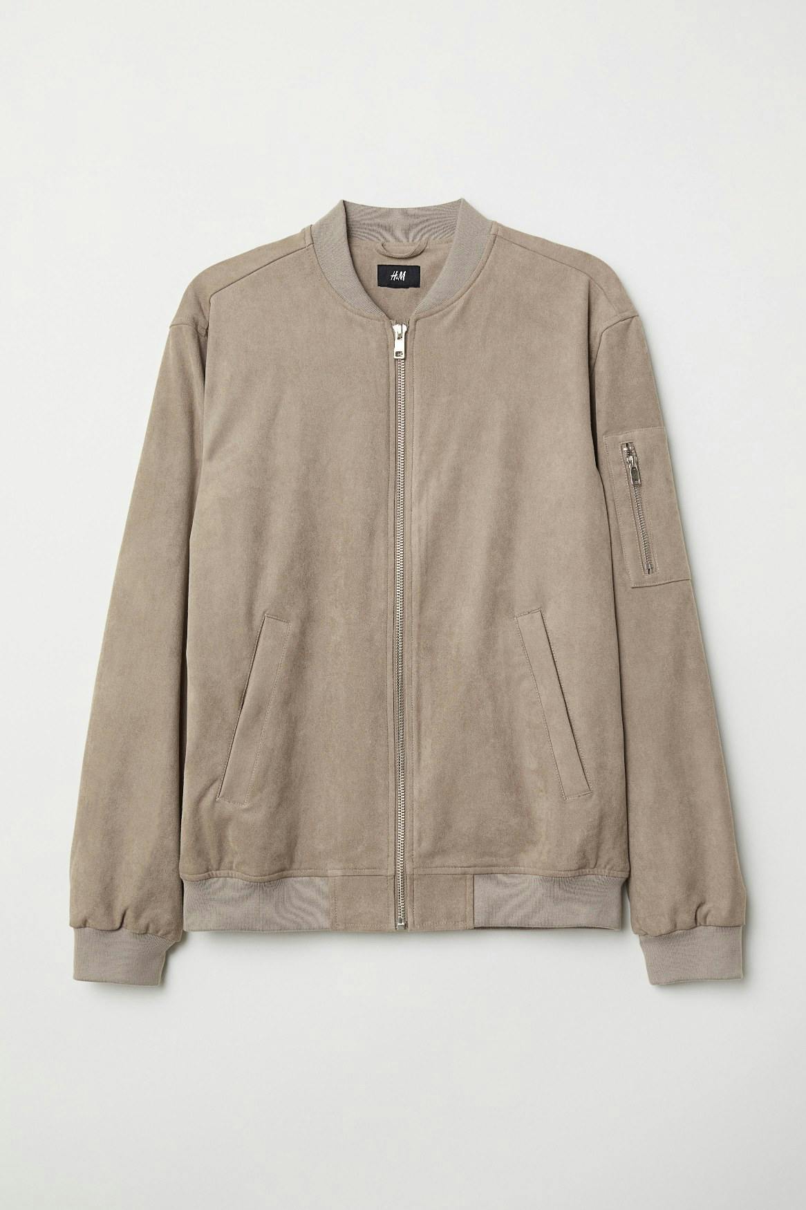 Samuel suede bomber jacket