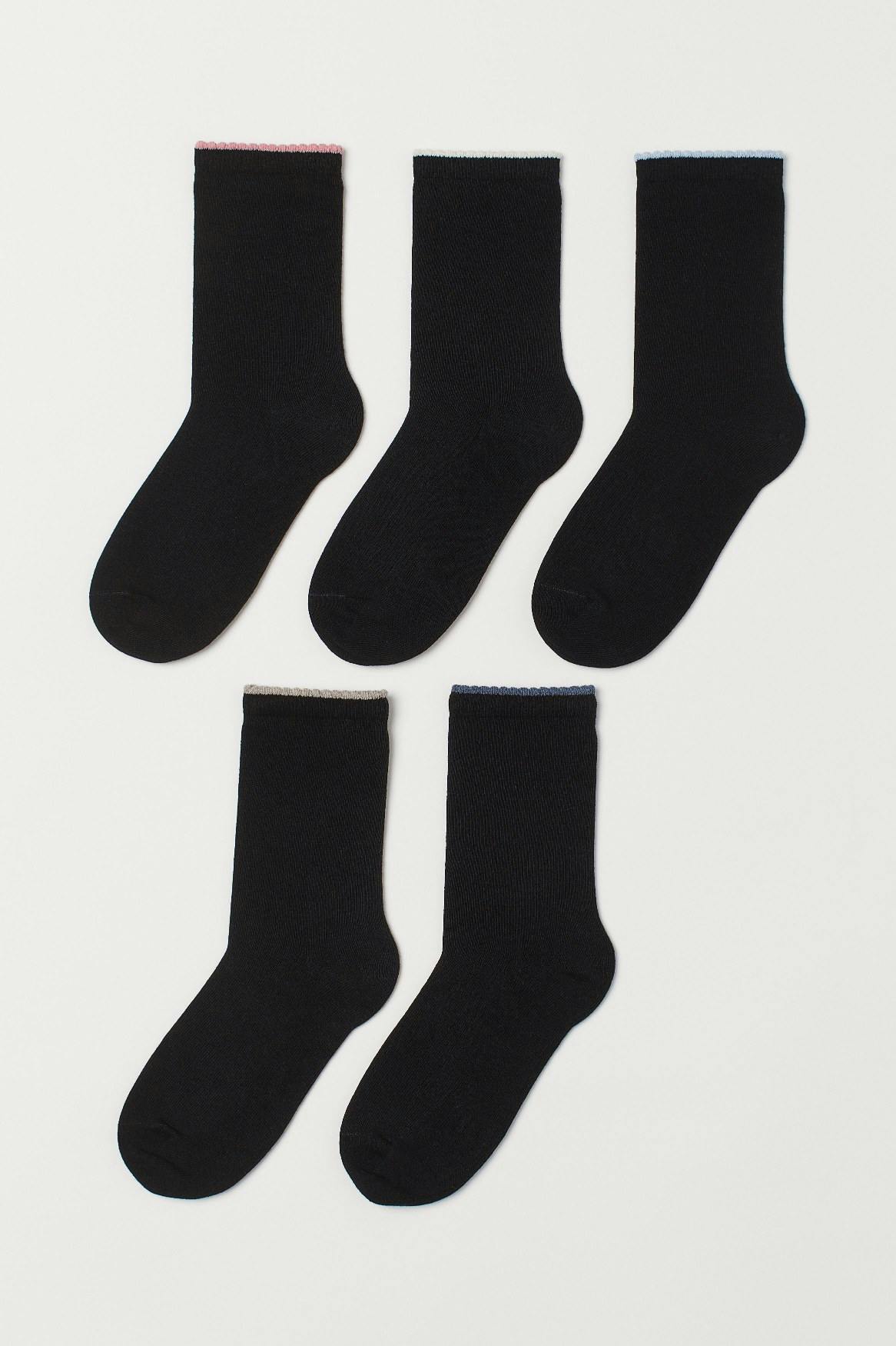 Scallop 5p Socks