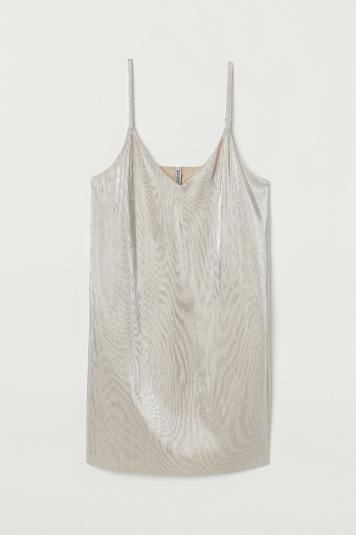 Shimmer slip dress