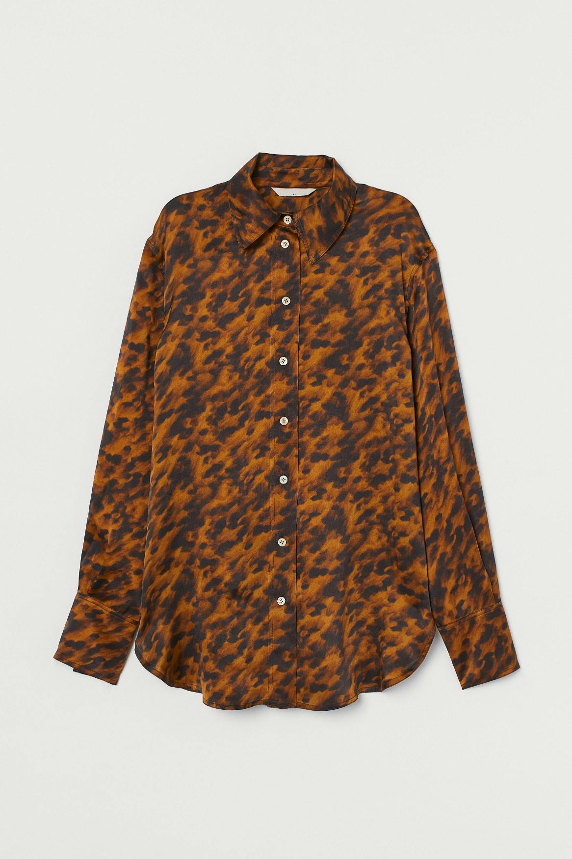 PQ DOTTIE SILK SHIRT PRINT