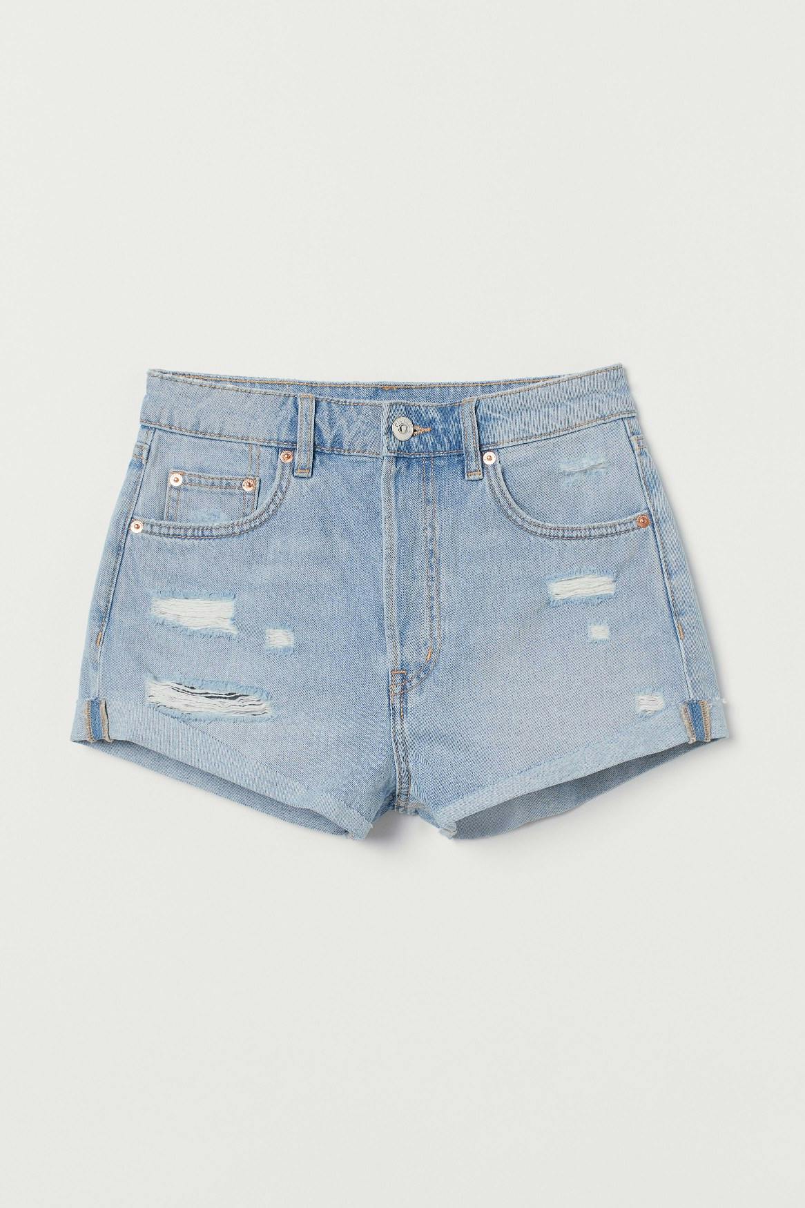 Perrie HW Denim Shorts