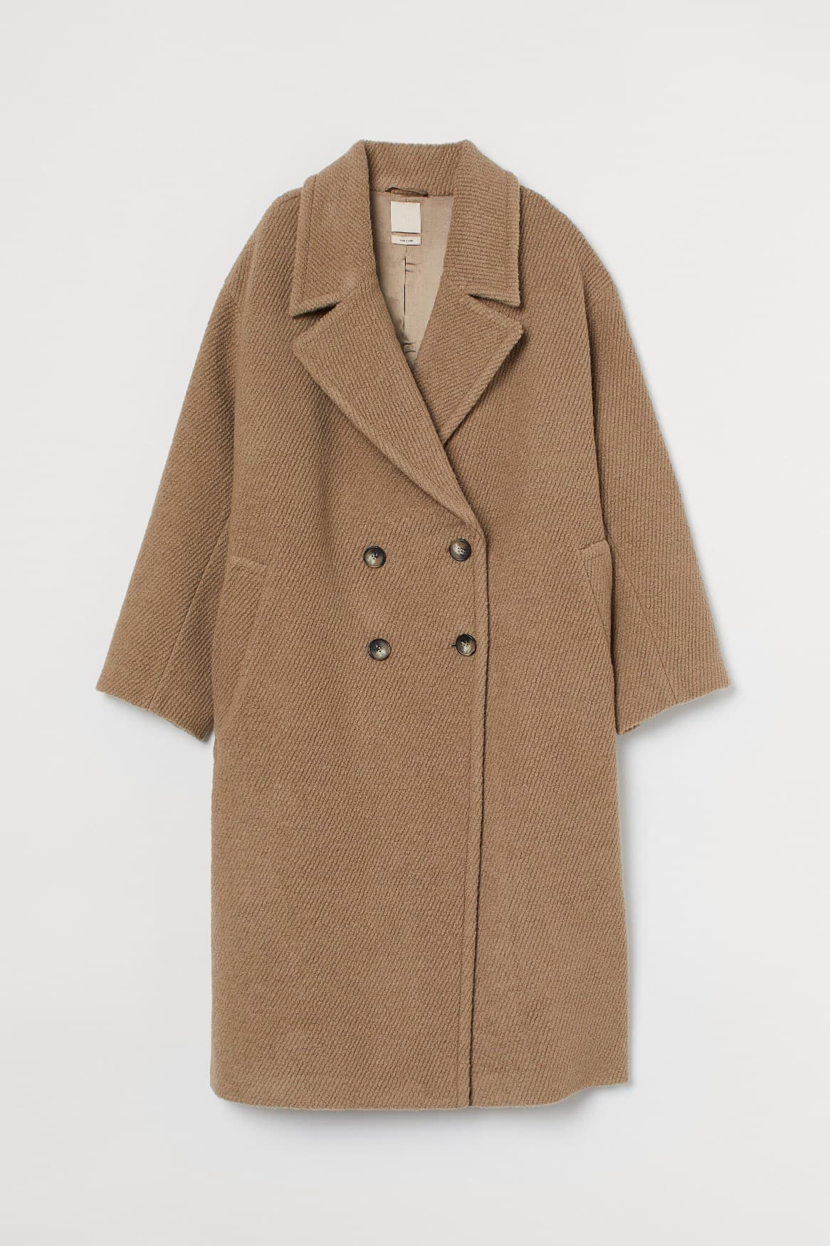 Lucy wool twill coat